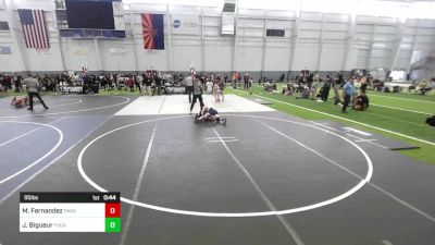 95 lbs Consolation - Matthew Fernandez, Parker Invictus WC vs Julian Bigueur, Yucaipa Thunder Wc