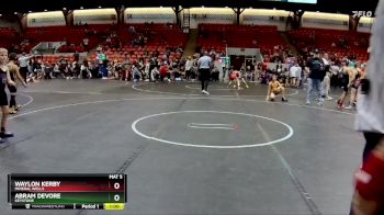 92 lbs Round 4 - Waylon Kerby, Mineral Wells vs Abram Devore, Keystone