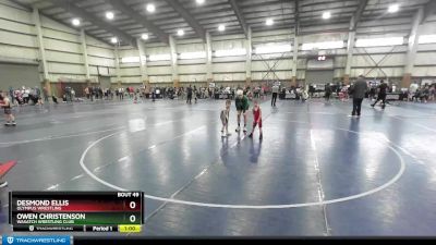 45 lbs 5th Place Match - Owen Christenson, Wasatch Wrestling Club vs Desmond Ellis, Olympus Wrestling