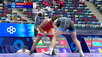 57 kg 1/4 Final - Nikita Sehrawat, India vs Su Soyalp, Turkiye