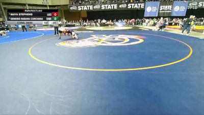 Girls 3A 145 lbs Cons. Semi - Maya Stephens, Lakes (Girls) vs Genesis Habana Corcuera, Kennewick (Girls)