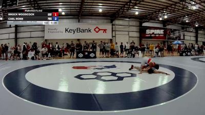 74 kg Cons. Round 4 - Brock Woodcock, Southern Illinois Regional Training Center vs Cael Robb, Pinnacle Wrestling Club