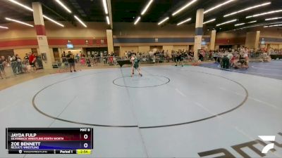 138 lbs Semifinal - Jayda Fulp, Silverback Wrestling Forth Worth vs Zoe Bennett, ReZults Wrestling