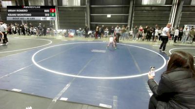 40 lbs Rr Rnd 1 - Uriah Romero, Manu WC vs Keanu Moritomo, Trybe