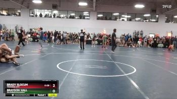 140 lbs Cons. Round 2 - Brady Slocum, Traverse City vs Braydon Hall, SilverbackAcademy
