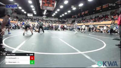 106 lbs Semifinal - Gage Hollowell, Elgin Wrestling vs Carson Sherwan, Lions Wrestling Academy