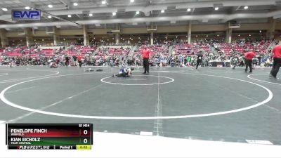 76 lbs Quarterfinal - Penelope Finch, Winfield vs Kian Eicholz, Team Central