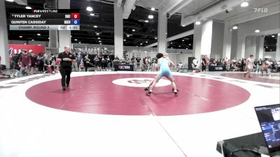 60 lbs Champ. Round 2 - TYLER YANCEY, Spartan Mat Club vs Quinten Cassiday, Michigan