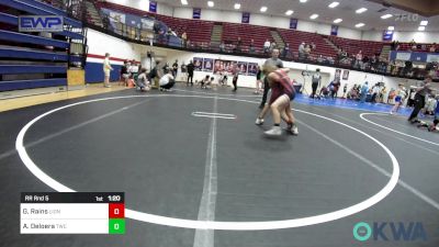 73 lbs Rr Rnd 5 - Glendale Rains, Lions Wrestling Academy vs Adrian Deloera, Tuttle Wrestling Club