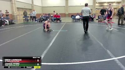 120 lbs 5th Place Match - Chance Myers, Tribe Wrestling Club vs Drew Lawrence, NC Wrestling Factory