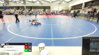 73 lbs Rr Rnd 5 - Colin Schafer, Quaker Nation vs Ian Schoenebeck, ICWL Bruisers Black N Gold