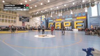 165 lbs Semifinal - Doubensly Saint Jean, Seaford H S vs Camar Miller, William Penn H.S.