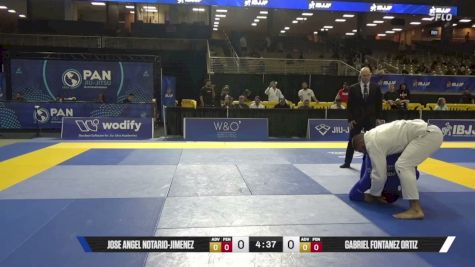 Gabriel Fontanez Ortiz vs Jose Angel Notario-Jimenez 2026 Pan Jiu Jitsu IBJJF Championship