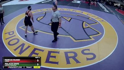 Champ. Round 1 - Marcus Ruano, Cozad vs Malachi Davis, Lincoln Christian
