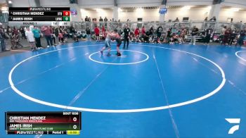 Round 1 - James Irish, Liberty Warriors Wrestling Club vs Christian Mendez, 806 Takedown Wrestling