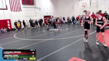 102 lbs Quarterfinal - Jeremiha Covey, Hannibal Wrestling Club vs Lathaniel Peppers, T.C Howe