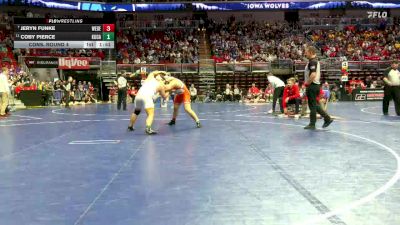 2A-215 lbs Cons. Round 4 - Jeryn Funke, West Delaware, Manchester vs Coby Pierce, Kuemper Catholic