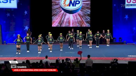 Sharks - Blue Sharks [2025 L6 International Open Coed Non Tumbling Semis] 2025 The Cheerleading Worlds