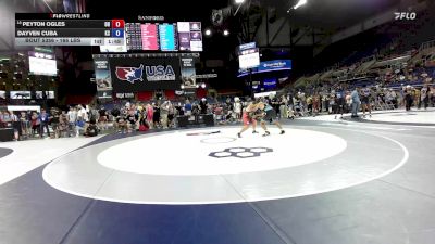 165 lbs Cons. Sub-rd Of 32 - Peyton Ogles, OH vs Dayven Cuba, KS