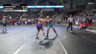 185 lbs Cons. Round 2 - Ruth Feight, Republic Co vs Raegan Folsom, Wakeeney Wrestling Club