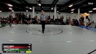 130 lbs Round 5 (8 Team) - Marty Koert, Iron Horse vs Trinity Kowalczyk, Dueling Bandits