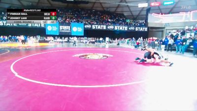 Boys 3A 144 lbs Cons. Round 2 - Johnny Lian, Kentlake vs Finnian Ball, Shelton