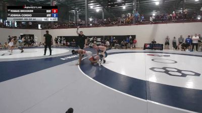 86 kg Champ. Rd Of 64 - Tomas Brooker, Boone RTC vs Joshua Cordio, Air Force Regional Training Center