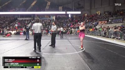 185 lbs 5th Place Match - Sky Kelly, Trailhands vs Lucy Bircher, Kansas City Wrestling Club