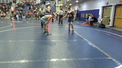 210 lbs Semifinal - Sj McCartney, Kiski Area vs Trenton Kenny, Belle Vernon