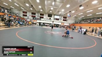 77 lbs Round 2 - Bodie Kistler, Sheridan vs Tucker Sayler, Thermopolis Middle School