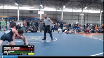 126 lbs Cons. Round 3 - Axil Garner, Wood River vs Preston Andersen, Sublime Wrestling Academy