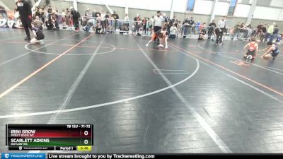 71-72 lbs Round 2 - Irini Grow, Priest River WC vs Scarlett Adkins, Outlaw WC