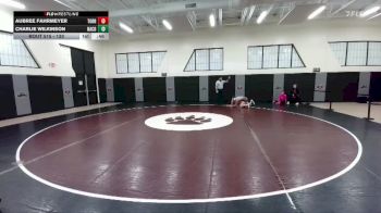 130 lbs Cons. Round 4 - Aubree Fahrmeyer, Torrington vs Charlie Wilkinson, Natrona County