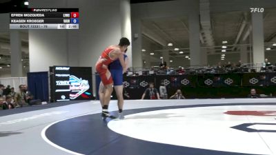 79 lbs Champ. Round 1 - Efren Mozqueda, Las Vegas Wrestling Club vs Keagen Kroeger, Vanguard University