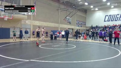 157 lbs Champ. Round 2 - Brandon Stowe, Treasure Valley CC vs Tony Isom, Southern Oregon