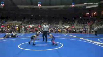 60 lbs Quarterfinal - Emma Mantei, Dundee vs Keira Cunningham, Unaffiliated