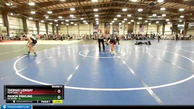 130 lbs Rd# 8- 12:30pm Saturday Final Pool - Thomas Lidnsay, Team Ohio vs Mason Pawling, PA Silver