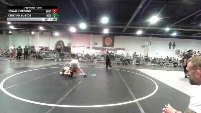 126 lbs Quarterfinal - Jonah Juergens, Ocrtc vs Cristian Bustos, Reedley WC