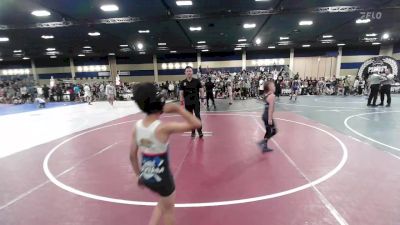 62 lbs Consi Of 8 #2 - Mateo Beas, Madera WC vs Remingtin Turner, Stallions WC