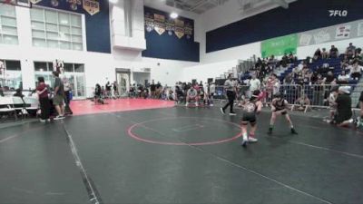 62 lbs Round 1 - Amarah Powers, Mantanona TC vs Lj Hurley, SoCal Hammers