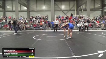 136 lbs Cons. Round 2 - Kaylee Weibert, Abilene vs Bella Green, Wichita Wrestling Club