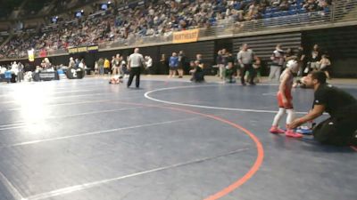 40 lbs Round Of 16 - Braxton Santangelo, Quakertown vs Waylon Johnson, Wattsburg