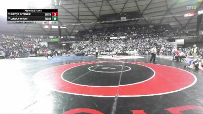 Boys 4A 106 lbs Champ. Round 1 - Bryce Bittner, Curtis vs Logan Wray, Tahoma