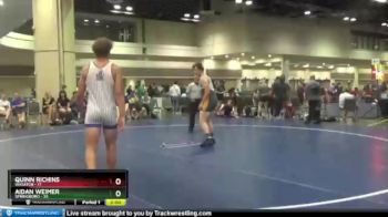 182 lbs Round 9 (10 Team) - Aidan Weimer, Springboro vs Quinn Richins, Wasatch