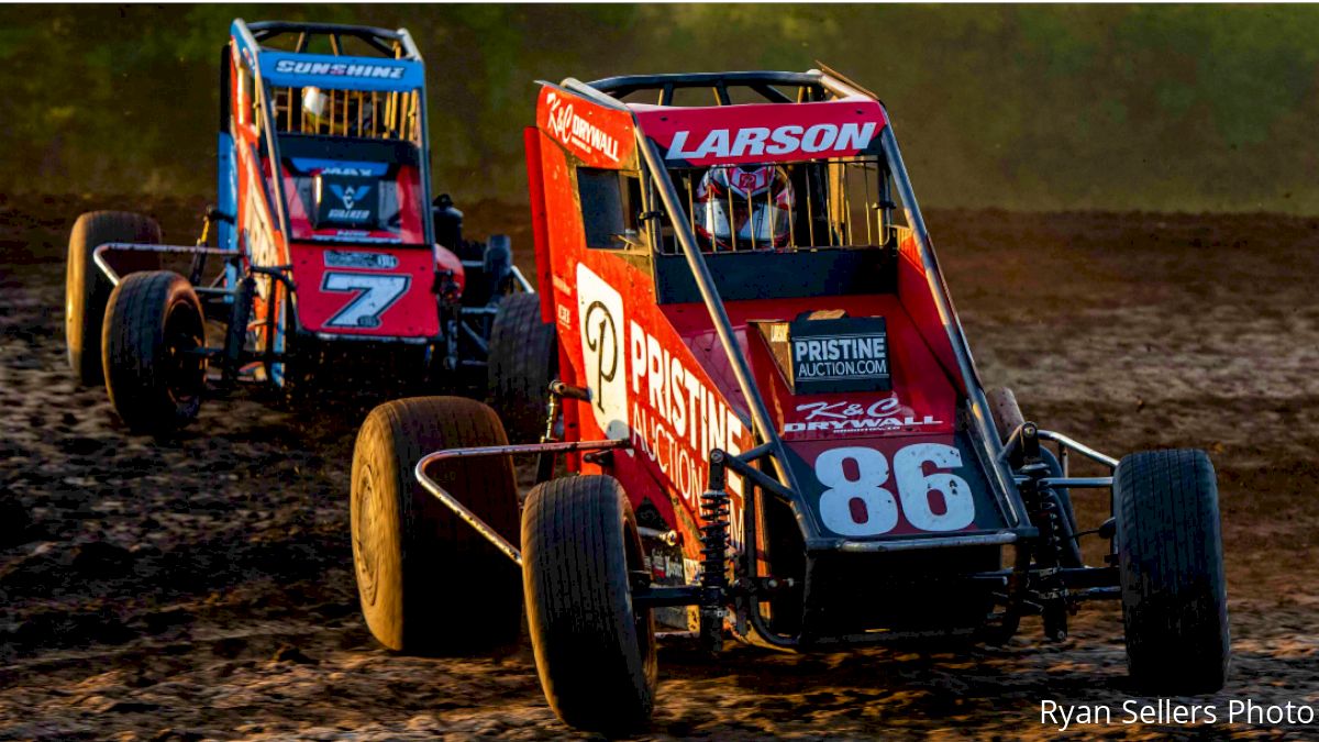 Larson 2-for-2 in Indiana Midget Week with Gas City Score