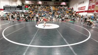 120 lbs Cons. Round 4 - Bronson Hubbard, Kemmerer vs Michael Brody Keith, Natrona County