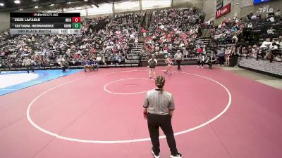 3A 155 lbs 3rd Place Match - Tatyana Hernandez, Canyon View vs Zeze Lafaele, Richfield