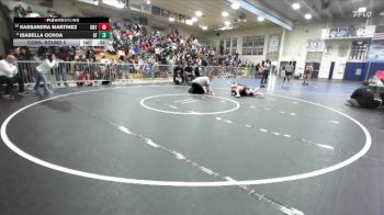 110 lbs Cons. Round 5 - Isabella Ochoa, Santa Fe vs Kassandra Martinez, Ontario