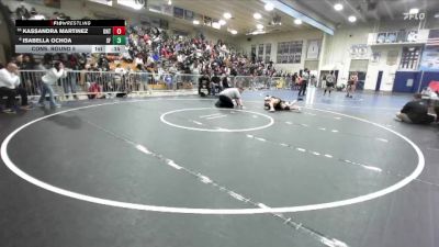 110 lbs Cons. Round 5 - Isabella Ochoa, Santa Fe vs Kassandra Martinez, Ontario