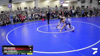 85 lbs Quarterfinal - Cael Danielson, Texas Elite Wrestling Club vs Xavi Alcoran, 512 Outlaw Wrestling